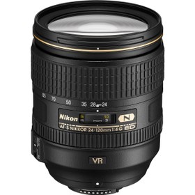 تصویر لنز نیکون Nikon AF-S NIKKOR 24-120mm f/4G ED VR همراه با جعبه اصلی 