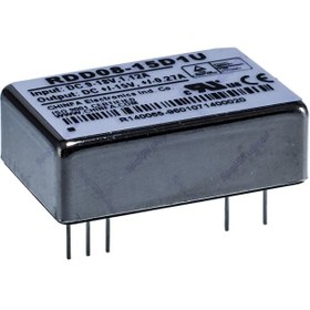 تصویر مبدل ولتاژ چینفا 270± میلی آمپر CHINFA RDD08-15D1U DC/DC IN:9-18V OUT:±15V 