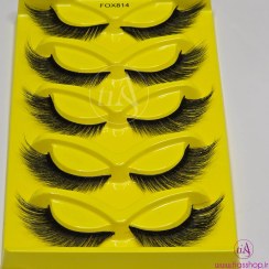 تصویر مژه مصنوعی فاکس مدل 814 پنج جفتی 
