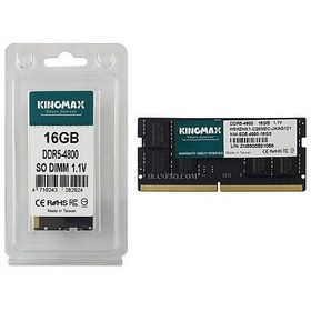 تصویر رم لپ تاپ DDR5 تک کاناله 4800 مگاهرتز کینگ مکس مدل KM-SD5 ظرفیت 8 گیگابایت 