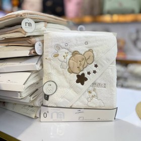 تصویر حوله مادرکر طرح خرگوش تدی ستاره 