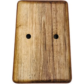 تصویر کالیمبا دست ساز باروک طرح خرس کوچولو چوب گردو 