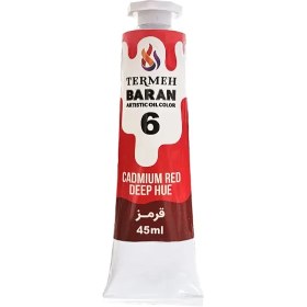 تصویر رنگ روغن باران 37 میل کد 6 Termeh Baran Oil colored 45ml / 6