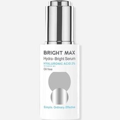 تصویر سرم هیالورونیک اسید هیدرا برایت 2 درصد برایت مکس 30 میل Bright Max Hydra Bright Hyaluronic Acid 2% Serum 30ml