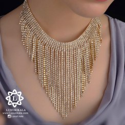 تصویر یقه تزئینی (گردن آویز) ریش ریش ا Necklace Necklace