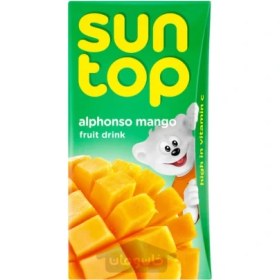 تصویر نوشیدنی انبه آلفونسو از کنسانتره 125 میلی لیتر سان تاپ SUNTOP SUNTOP alphonso mango drink from concentrate 125 ml