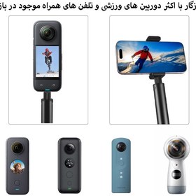 تصویر مونوپاد 2 متری مخصوص دوربین های Insta360 برند PULUZ 