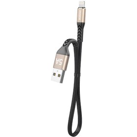 تصویر کابل تبدیل USB به لایتنینگ دودا مدل L10L طول 0.23 متر 