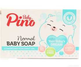 تصویر صابون صورت و بدن پوست معمولی کودک پینو بیبی 100 گرم ا Pino Baby Normal Skin Baby Soap 100g Pino Baby Normal Skin Baby Soap 100g