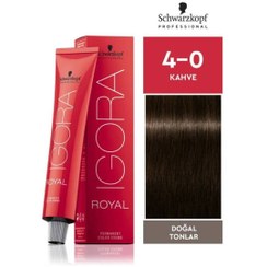 تصویر رنگ موی قهوه ای ایگورا رویال نچرال تونز 4-0 60 میلی لیتر مردانه | شوارتسکوف Schwarzkopf IG950717 