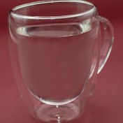 تصویر لیوان دو جداره 350 سی سی پیرکس کد 092 (یک عددی) 