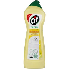 تصویر پاک کننده سطوح سیف کرمی حجم ۷۵۰ میلی لیتر با رایحه لیمو 