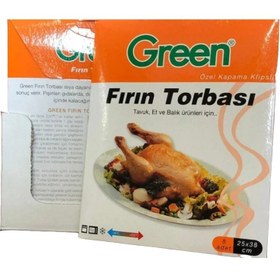 تصویر کیسه پخت تنوری گرین مدل FIRIN TORBASI بسته 8 عددی FIRIN TORBASI GRENN 8 PAKET