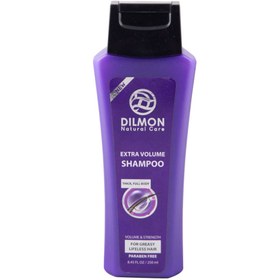 تصویر شامپو حجم دهنده حاوی لیمو ترش و آویشن 250میل دیلمون Dilmon Shampoo Extra Volume 250ml