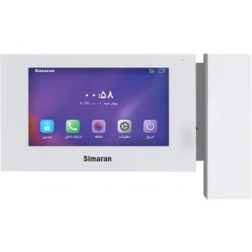 تصویر مانیتور 7 اینچ دکمه لمسی حافظه دار و هوشمند سیستم HD 76D