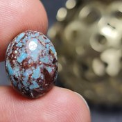 تصویر نگین سنگ طبیعی فیروزه خاص معدنی کد 29092 