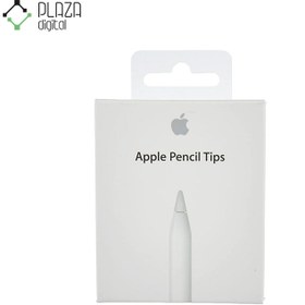 تصویر نوک قلم اپل بسته 4 عددی - Apple Pencil Tips 4 Pieces 