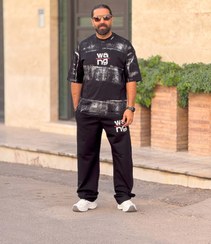 تصویر ست تیشرت شلوار مردانه vang پارچه گلکسی - XL 