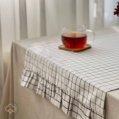 تصویر رانر طرح ایکیا چین دار 