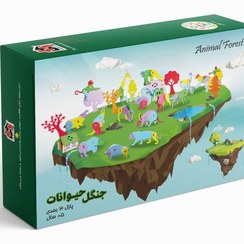 تصویر پازل حجمی 3 بعدی فومی – جنگل حیوانات 