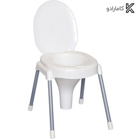 تصویر توالت فرنگی پایه فلزی ناصر ا Nasser metal base toilet Nasser metal base toilet