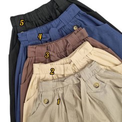 تصویر دامن زنانه لینن کجراه کمربند دار کد ۰۰۱۹ 