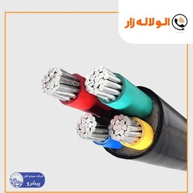 تصویر کابل برق آلومینیومی 16×4 (4 در16) با عایق XLPE پیشرو رفسنجان(NA2XY) 