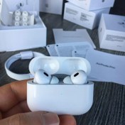 تصویر ایرپاد پرو2 نسخه ۲۰۲۴ فول کپی درجه یک . شارژوایرلس نوزیکنسلینگ فعال ا Airpod pro2 2024 