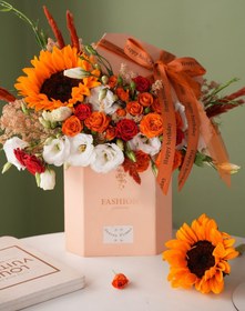 تصویر ست باکس گل و کیک ست باکس گل و کیک