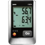 تصویر ترموگراف و دیتالاگر دما 4 کانال دما IP65 تستو TESTO 176 T4 Datalogger Tempearature 05721764 TESTO 176T4