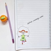 تصویر دفتر یادداشت طرح مینیمال- 100 برگ 