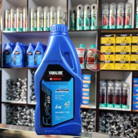 تصویر روغن موتور یامالوب (YAMALUBE) اصلی 10W40 1 litre YAMALUBE 10w40 jaso/mb blue core