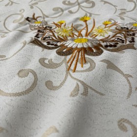 تصویر روپشتی جدید ساتن گلدوزی 