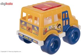 تصویر ماشین بازی زرین تویز مدل اتوبوس مدرسه ا Zarrin Toys School Bus Zarrin Toys School Bus