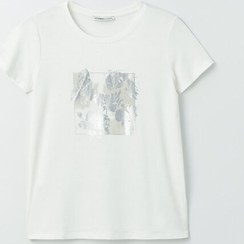 تصویر تی شرت آستین کوتاه زنانه ال سی وایکیکی ا lc waikiki | S48299Z8-R9J lc waikiki | S48299Z8-R9J