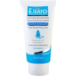 تصویر لوسیون بدن آبرسان و مرطوب کننده حاوی کوآنزیم Q۱۰ الارو Ellaro Q۱۰ Water Booster Body Lotion ۱۵۰ ml