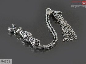 تصویر کرکوش نقره شیک کد 94368 