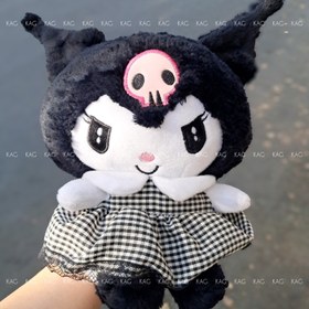 تصویر عروسک پولیشی کرومی مشکی سایز بزرگ 