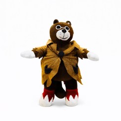 تصویر عروسک خرس پولیشی کت‌پوش فانتزی مناسب هدیه 