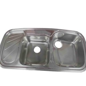 تصویر سینک استیل البرز مدل R-611 توکار Steel Alborz 611-R Inset Sink