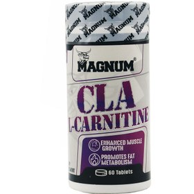 تصویر قرص سی ال ای و ال کارنیتین مگنوم 60 عدد Magnum CLA And L Carnitine 60 Tabs