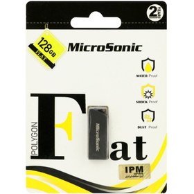 تصویر فلش 128 گیگ میکروسونیک Microsonic Flat Microsonic Flat USB 2.0 128GB Flash Memory