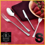 تصویر سرویس قاشق چنگال رزنباخ آلمان استیل مات Rosen Bach Germany Steel Mat Spoons 