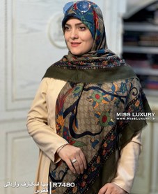 تصویر روسری نخی وارداتی R7480 