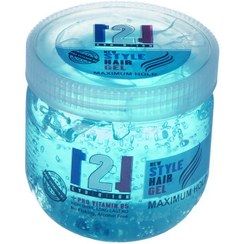 تصویر ژل حالت دهنده مو 121 رنگ آبی حجم 500 میلی لیتر 