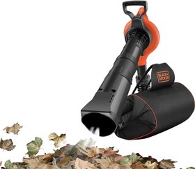 تصویر جاروبرقی مدل Black & Decker Electric Back Pack Leaf Blower & Vacuum with Collection Bag and Straps - ارسال 20 روز کاری - ارسال 20 روز کاری 