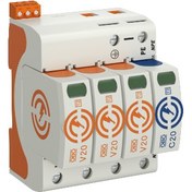 تصویر ارستر AC سه فاز 4 پل OBO V20-3+NPE-280 