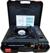 تصویر اجاق سفری دو کاره کیف دار باکیفیت portable gas stove مدل BK167-A Stove