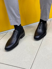 تصویر کفش چرم اکسفورد Oxford derby shoes