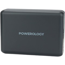 تصویر شارژر دیواری فست شارژ Powerology PWCUQC017 4Port PD 5A 100W Powerology PWCUQC017 4Port PD 5A 100W Fast Wall Charger